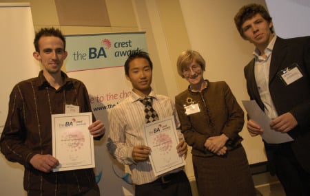Leon at the EU Youth Scientist Contest